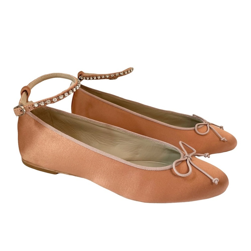 Anthropologie | Guilhermina Embellished Velvet Ballet Flats - Picture 2 of 11